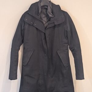 Men's Black Hooded Jacket